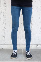 Leg Woman White Casual Jeans Average